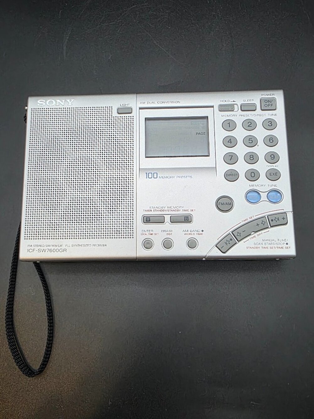 SONY ICF-SW7600GR World Band Radio FM MW LW SW SSB Receiver Tested TMB02 2.0